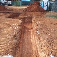 Excavación de cimentación en Sant Cugat